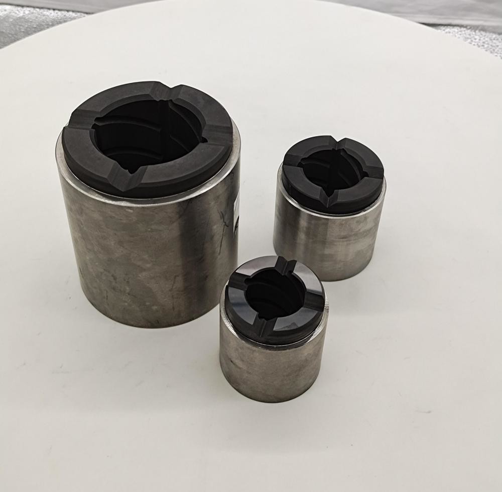 Machinery Industry Steel Backed Carbon Graphite Bushings ISO14000 Customized