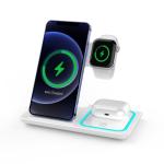 Foldable 15W Fast Wireless Charging Stand For Apple Watch Airpods