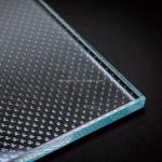 Anti Slip Frost Acid Etch Tempered Glass for Hotel Bedroom Staircase Floor