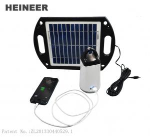 China Portable solar camping lanterns with ABS frame and holder,mobile charge,power bank wholesale