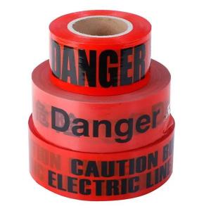 China Custom Printing Logo Barricade Tape Single Side PE Warning Tape wholesale