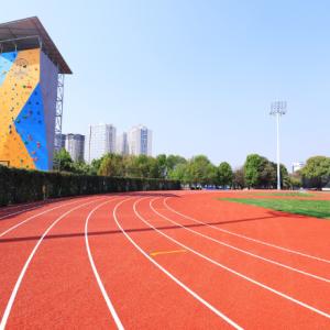 China WA SGS Certificated Yuuz Esp Semi-Prefabricated Athletic Rubber Running Track With Automatic Installation wholesale