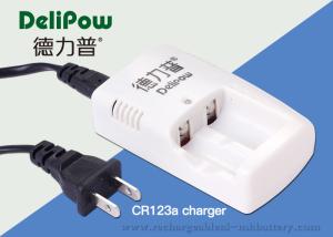 China Portable 2 Slots Nimh CR123A Charger For Rechargeable Batteries wholesale