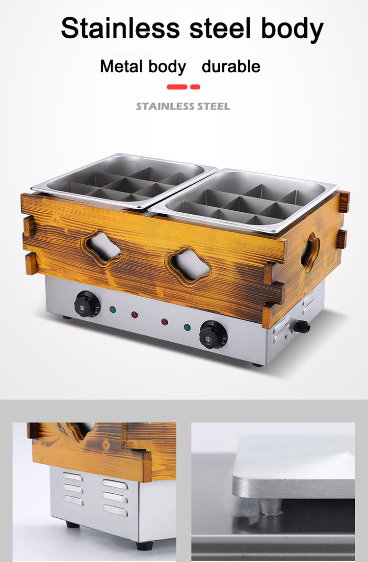Oden Machine Kanto Cooking Machine Commercial Electric Stainless Steel for Retail