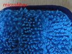 Textiles Microfiber Wet Mop Pads Blue Twisting Fabric 13*47cm High Aborbent