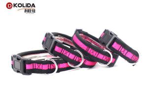 China Soft Liner Nylon Dog Collars Padded Airmesh For Small / Medium / Large Dogs wholesale
