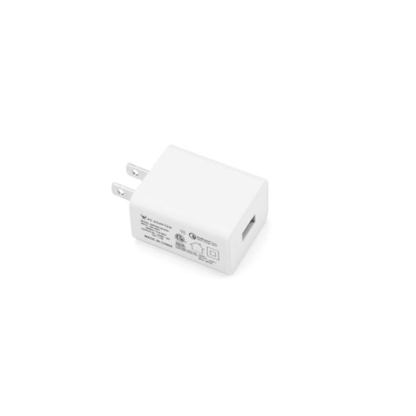 AC/DC Black Power 12v Dc Compact Adapter With Overload Protection Compact Wall Mount 1A