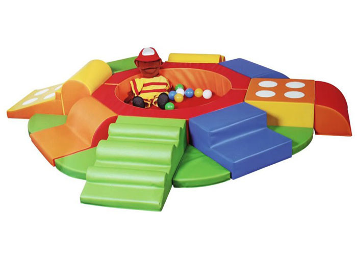 Sensory Training Soft Play Sponge Combination Of Drilling And Sliding