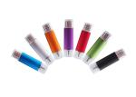 128g Purple Otg Usb Flash Drive With Color Printing Logo For Moblie Phone