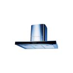 Stainless Steel Touch Control T Shaped Chimney Hood 3-Speed Fan Aluminium Filter