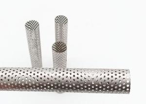 China Corrosion Resistant 2mm Hole H147mm Perforated Metal Pipe For Water Filter wholesale