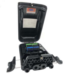 China Outdoor Fiber Termination Box 4 Inlet 16 Outlet 16 Core SC FTTH FTTX IP65 waterproof wholesale