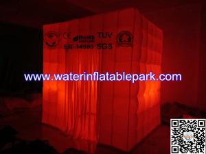China Shinning Shooting Inflatable Photo Booth Tent With LED Light wholesale