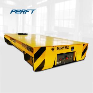 China Industrial Trailer Ladle Rail Transfer Cart Customized Color For Metal Sheet wholesale