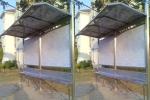 Glass Stainless Steel Bus Stop Ease Maintenance For Wait Car / Provide Temporary
