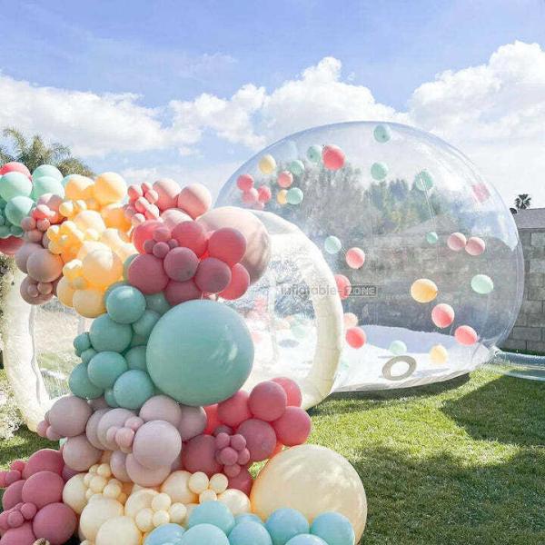 Fun House Clear Inflatable Crystal Igloo Dome Bubble Tent Transparent Kids
