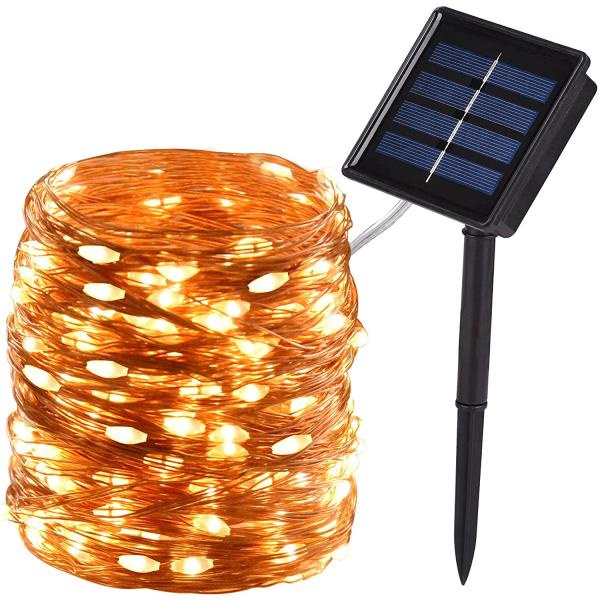 Outdoor Waterproof 200 LED Fairy String Lights 72.18 Ft Copper Wire