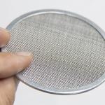 304 316L SS Wire Mesh Filter Disc , 10 25 50 100 200 Micron Metal Filter Disc
