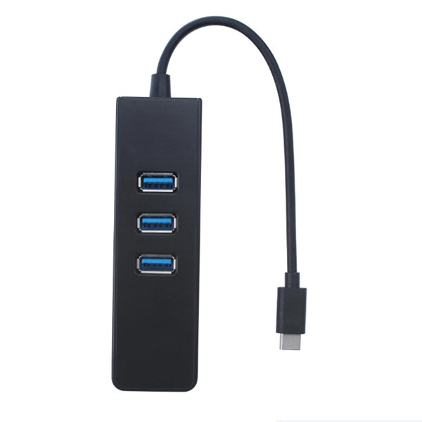 LED indicator High Speed Usb 3.1 Type C To Usb 3.0 Hub