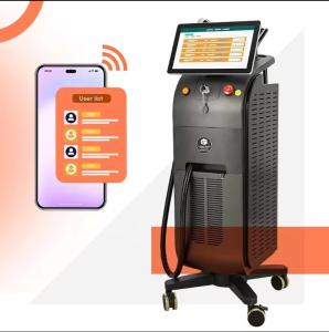 China 808nm One/Double Handle 1200W 1800W Diode Laser Hair Removal Machine Ice Titanium For Salon wholesale