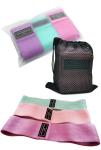 8cm Width 50lbs Workout Fabric Resistance Bands Textile BSCI
