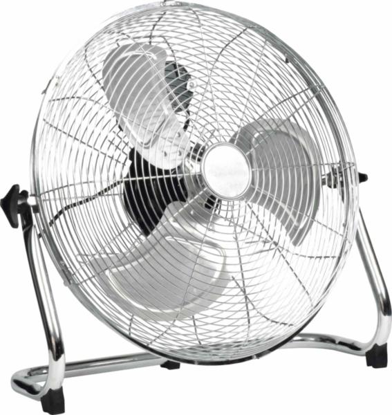 High Velocity 18 Inch Oscillating Metal Blade Fan , 90W Quiet Industrial Table