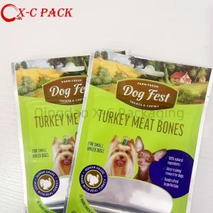 China Eco-Friendly Biodegradable Bags for Pet Food Attractive Printed Three Side Seal Bag for Pet Treats wholesale