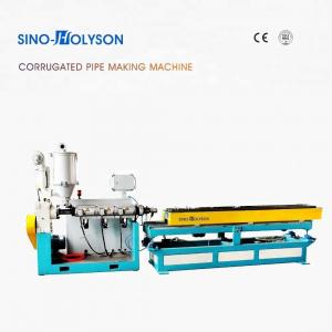 China 12-32mm PVC Corrugated Pipe Making Machine 38CrMoALA Screw on sale