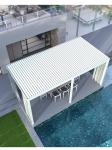All Aluminum Outdoor Electric Pergola Multifunctional Leisure Sun Shed And