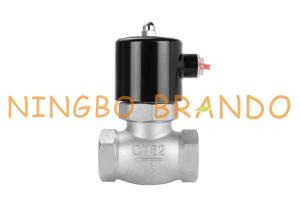 China Uni-D Type US Series 1-1/2'' Stainless Steel Solenoid Valve For Hot Water Steam AC220V DC24V wholesale
