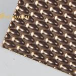 JIS Embossed Stainless Steel Sheet Rose Color Four Feet Decorative Sheet