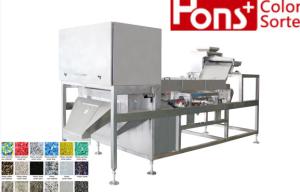 China Plastic Mineral Water Bottle Tablets PP PE Color Sorter Machine 500kg /H wholesale