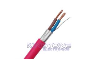 China FRLS Shielded 0.75mm2 Fire Resistant Cable , Solid Copper Silicone Insulation wholesale