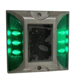 China Aluminum 80 Degree road solar studs 800m Visual Distance For Mountain Roads wholesale