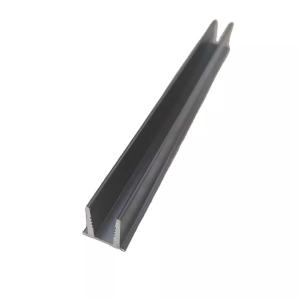China Black Bathroom Door Frame F Pulls Aluminum Die Casting Handle Tilt Decoration wholesale