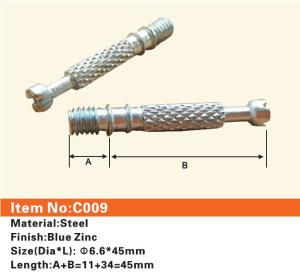 China C009 Furniture connecting fittings:Steel bolt wholesale