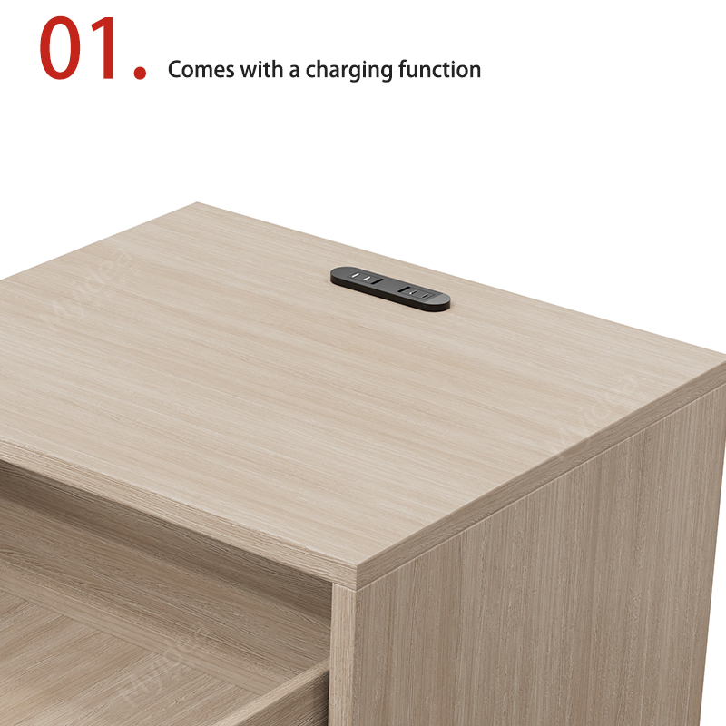 customization Single Soft and Comfortable Apartment Bed Board with Charging Port Convenient Single Bed Simple Homestay Bed