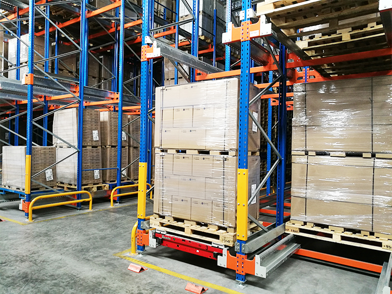 Radio Shuttle Pallet Racking Pallet Runner Rack Warehouse Storage Rack