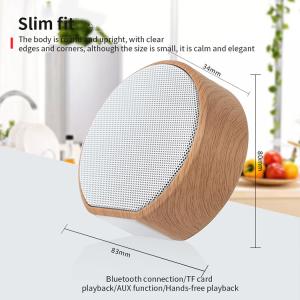 China Portable Outdoor Wireless Bluetooth Speakers BT 4.2 With 400mah Battery OEM wholesale