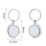 Blank Metal Sublimation Bottle Opener With Keychain DIY Sublimation Blank
