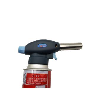 China Black Plastic Portable 17cm Butane Camping Torch wholesale