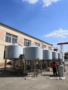 China 4000 L Two Lines Large Brewery Beer Brewing Equipment Beer Mash System wholesale