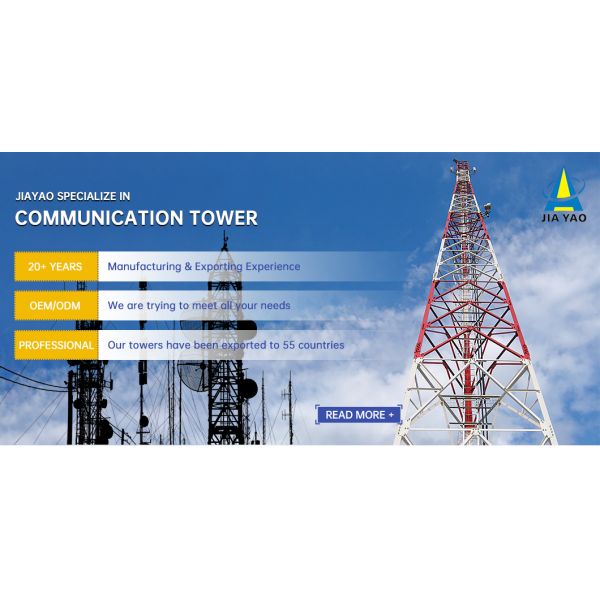 Wireless Galvanized Self Supporting 3 Leg Angular Steel GSM Communication Tower Supplier