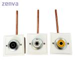 DIN Metal Medical Gas Outlets Wall Mounted For O2 VAC Air N2 N2O CO2