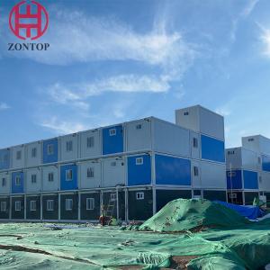 China Double Storey Container House For Outdoor Office Hotel Hospital Zontop light Steel Prefabricated Building Container Hous wholesale