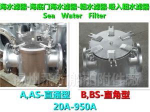 China Sea Water Filter Straight Type wholesale