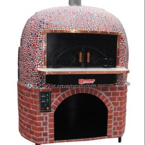 China Ceramic Tiles Round Italy Pizza Oven Lava Rock Wood Fire wholesale