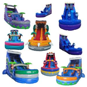 China Inflatable Bouncy Slide Party Waterslide For Sale Luxury Bounce House For Kids wholesale