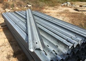 Anti Aging W Beam Highway Safety Barriers For Railway / Bridge / Road 4320mm