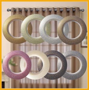 China Fashion Prime ABS Plastic Custom Curtain Rings Circles Rod Accessories wholesale
